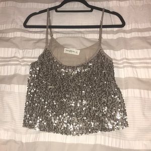 Abercrombie and Fitch sequin tank top